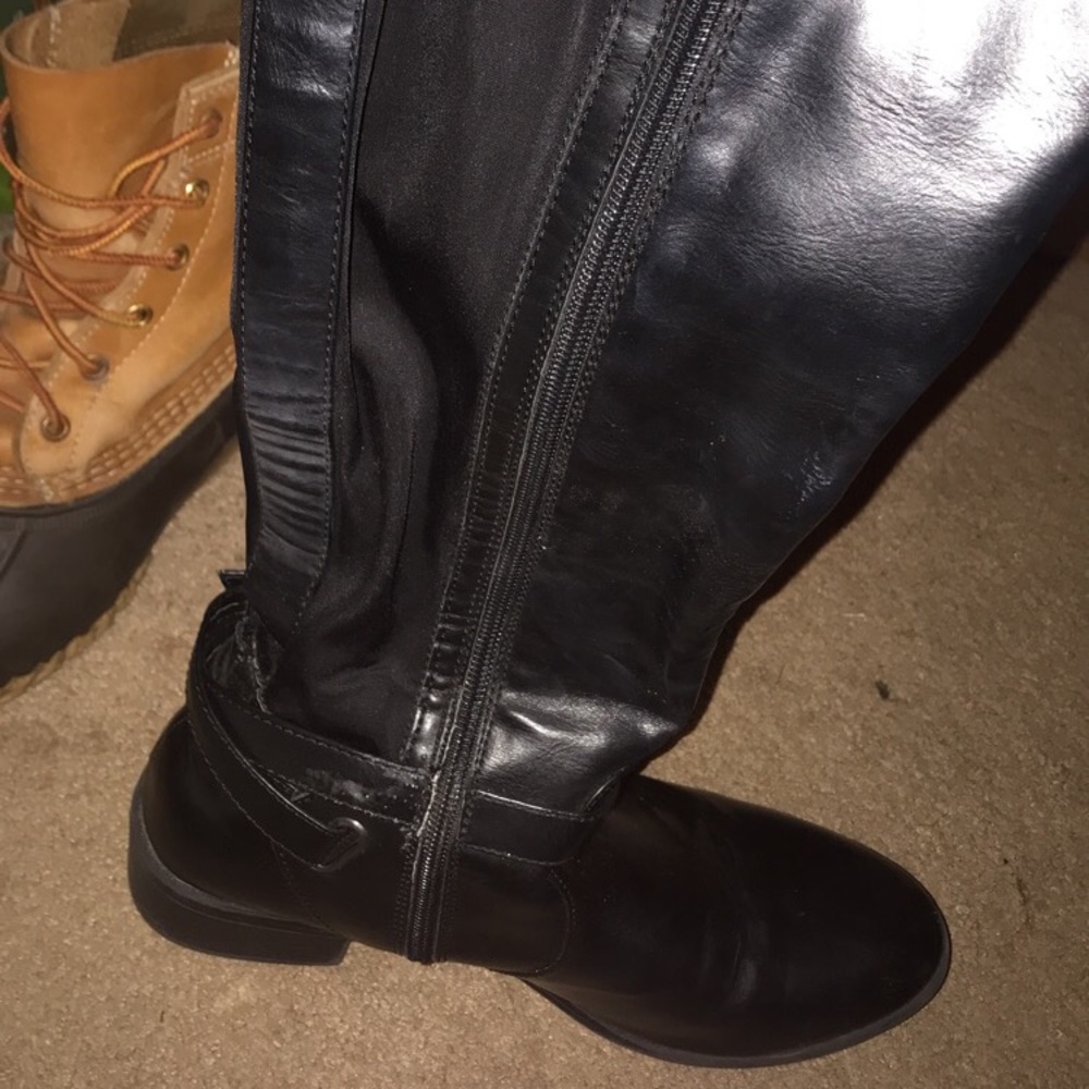 Black boots